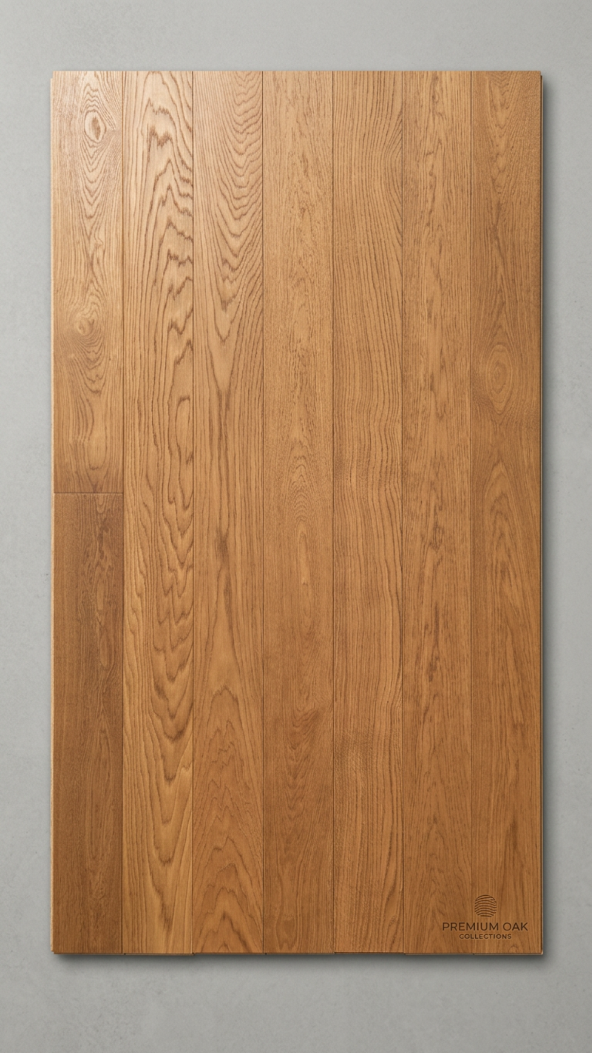 Planche d’échantillon lames chaudes en chêne.